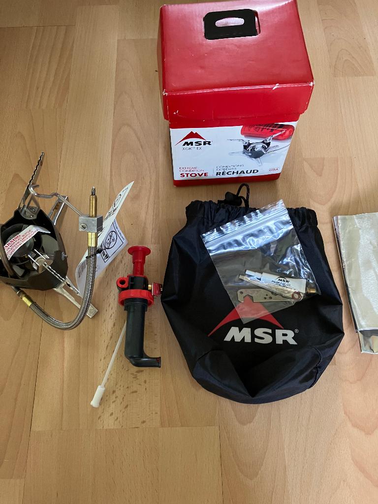 MSR XGK EX multifuel brander nieuw incl fles naar keuze, Caravans en Kamperen, Kampeeraccessoires, Ophalen, Nieuw