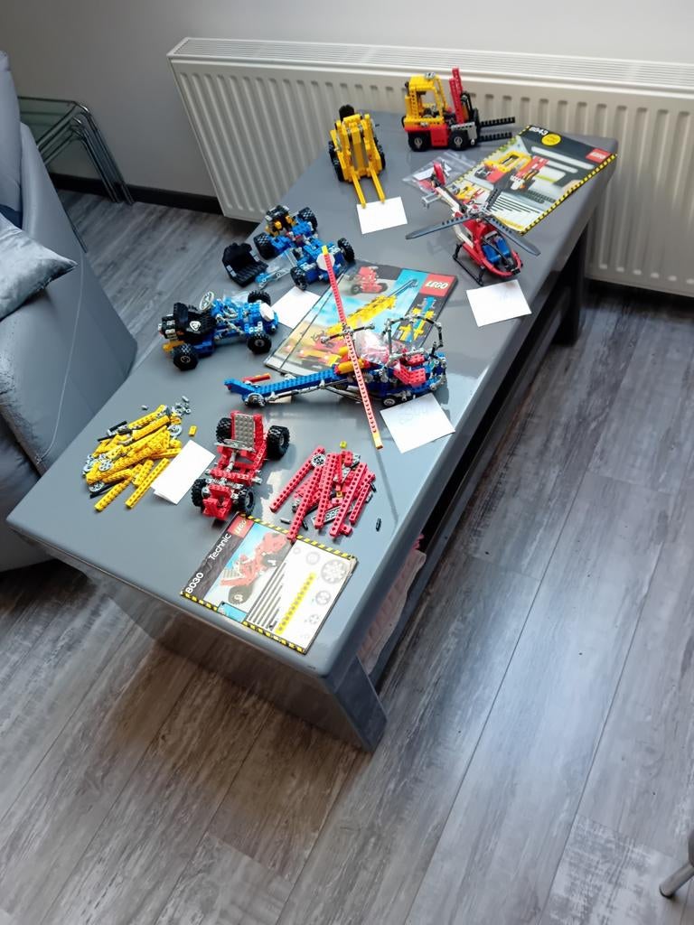 Verschillende vintage technisch lego setjes, Ophalen of Verzenden, Gebruikt