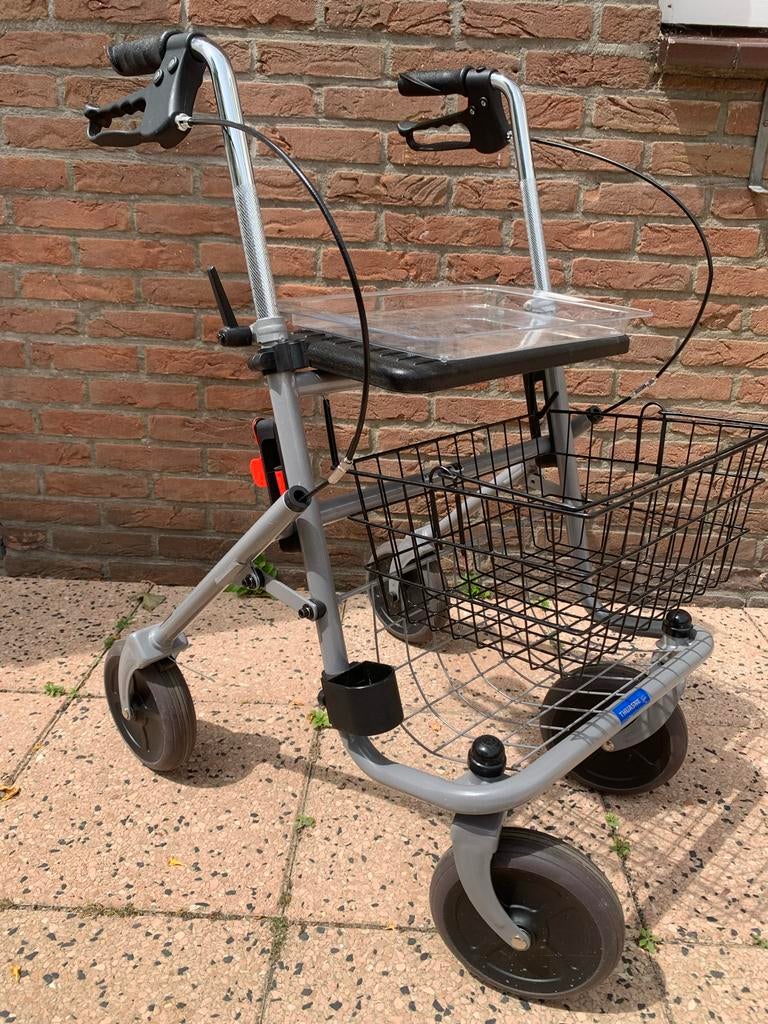 Rollator Thuasne quatro antraciet, Ophalen of Verzenden, Opvouwbaar, Zo goed als nieuw