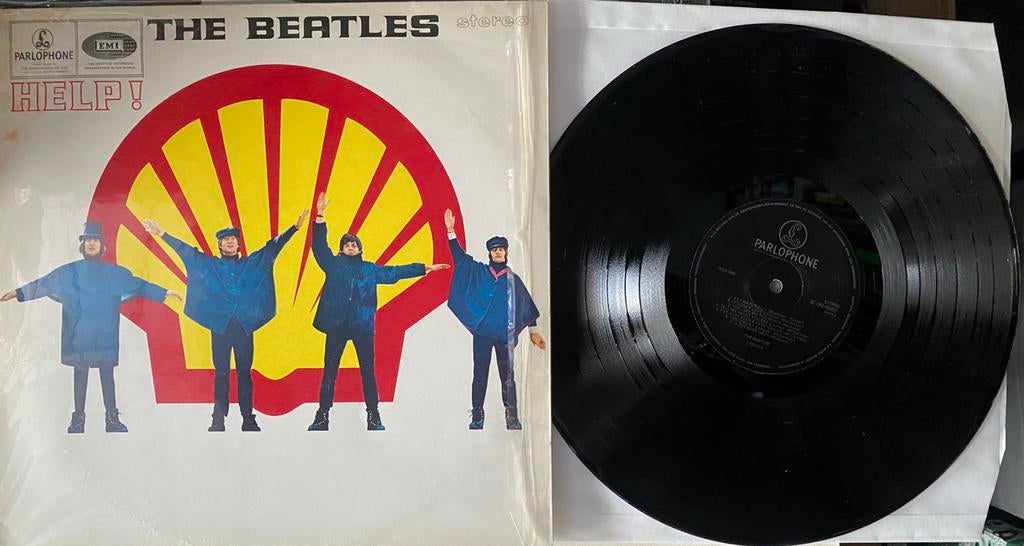 Beatles shell uitgave album help, Cd's en Dvd's, Vinyl | Pop, Ophalen of Verzenden, 1960 tot 1980, Zo goed als nieuw, 12 inch