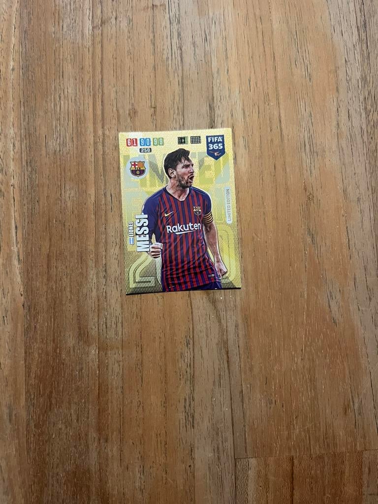 Panini adrenalyn Messi limited edition, Ophalen of Verzenden, Zo goed als nieuw, Plaatje