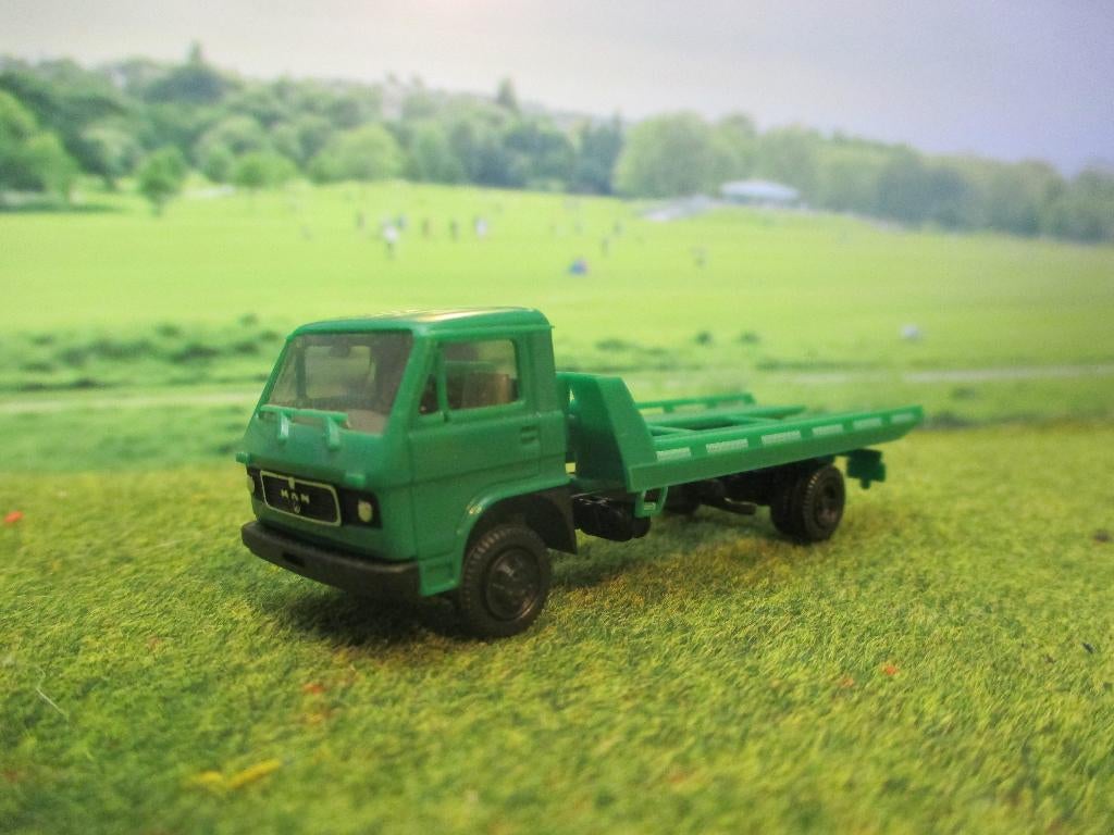MAN-VW afsleepwagen / oprijwagen / berging - Herpa, Ophalen of Verzenden, Zo goed als nieuw, Bus of Vrachtwagen, Herpa