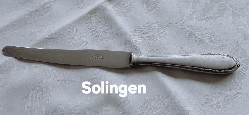 Solingen bewerkte mes, Antiek en Kunst, Ophalen of Verzenden