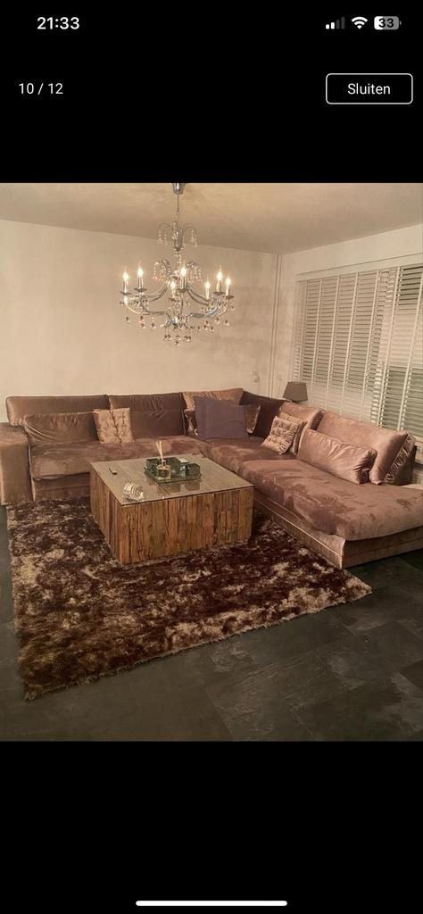 Erik custer style meubels en bank compleet €3500, Huis en Inrichting, Complete eetkamers, Ophalen of Verzenden, Zo goed als nieuw