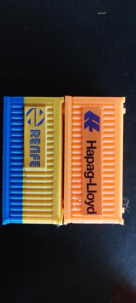 NLK 0116 DIVERSE CONTAINERS 20FT 1/160, Overige merken, Gelijkstroom of Wisselstroom, Overige typen, Nieuw