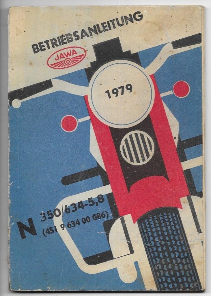 Jawa 350 /634-5,8 Betriebsanleitung handleiding (1692z), Ophalen of Verzenden, Overige merken
