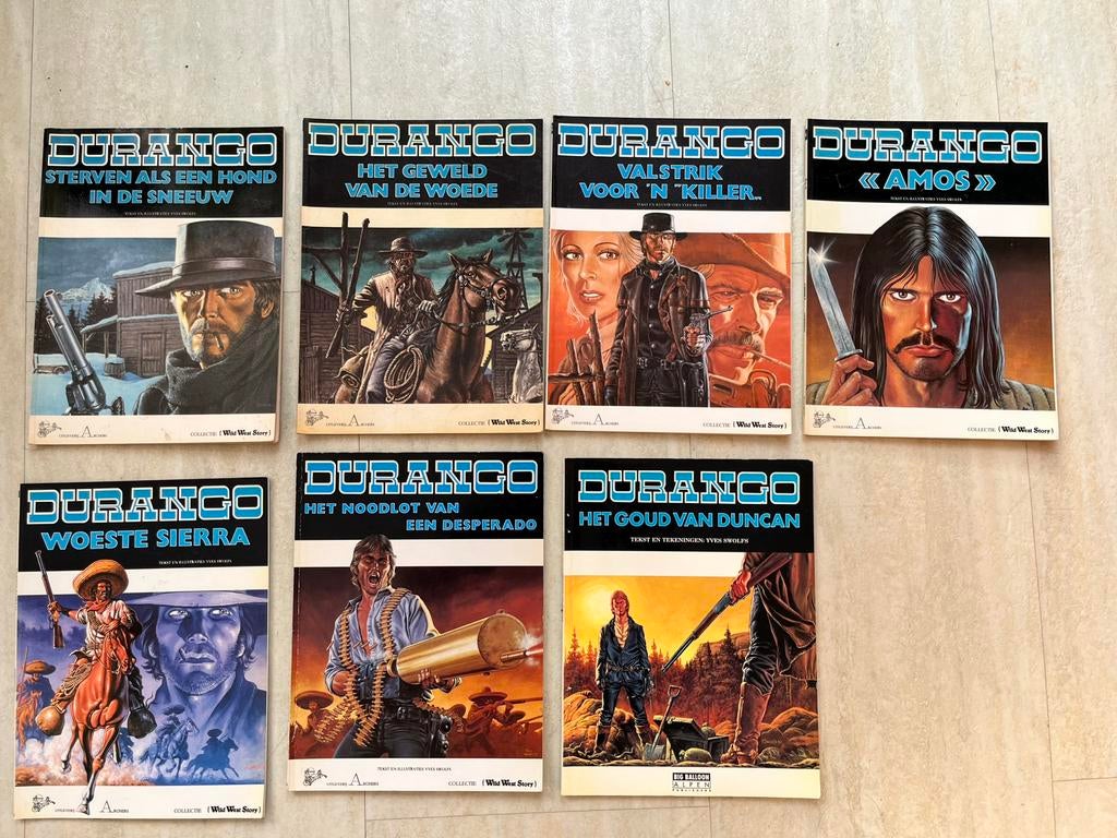 Durango 7 delen, Meerdere stripboeken, Ophalen of Verzenden, Gelezen