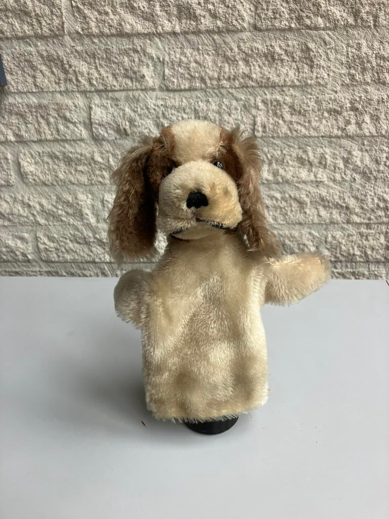 Steiff poppenkast pop- hond, Antiek en Kunst, Antiek | Speelgoed, Ophalen of Verzenden