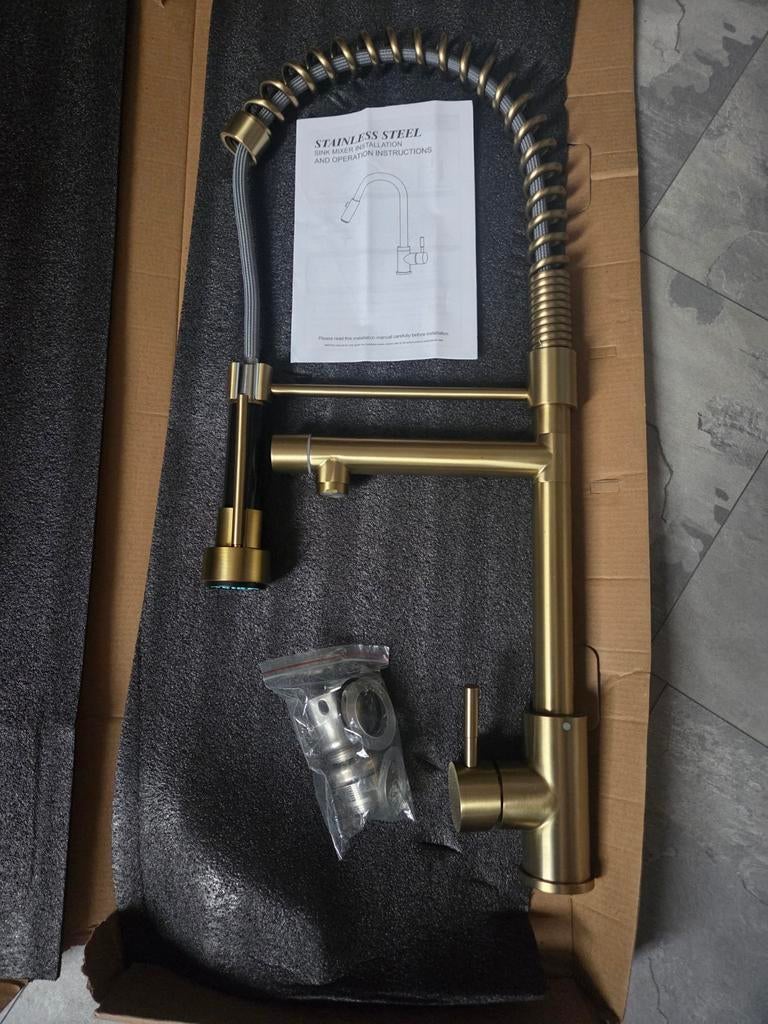 Kraan helemaal nieuw, Ophalen of Verzenden, Nieuw, Rvs, Kraan