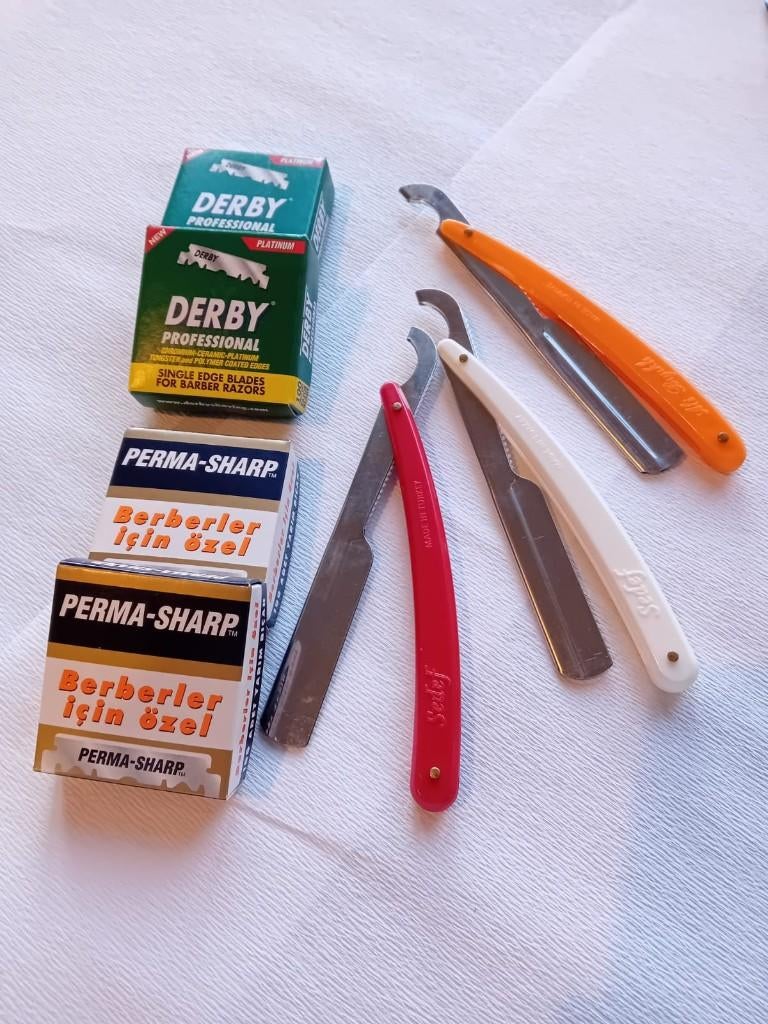 scheermeshoudersvoor scheermes  de mesjes zijn verkocht, Ophalen of Verzenden, Nieuw, Gehele gezicht, Verzorging