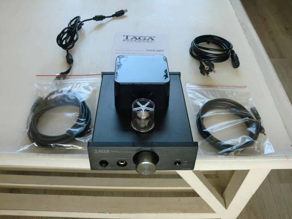 THDA-500T Hybride hoofdtelefoonversterker Buizen, Ophalen of Verzenden, Versterker
