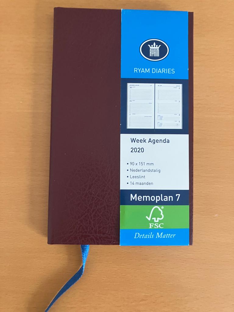 Ryam Diaries Week agenda 2020  , Ophalen of Verzenden, Nieuw