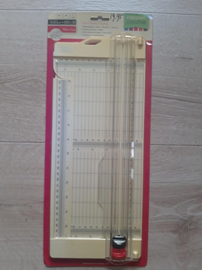 Papiersnijder + riller, Ophalen of Verzenden, Zo goed als nieuw, Knutselwerk