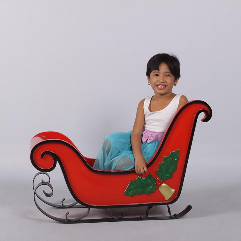 Kiddie Sleigh with Mistletoe – Arreslee Lengte 91 cm