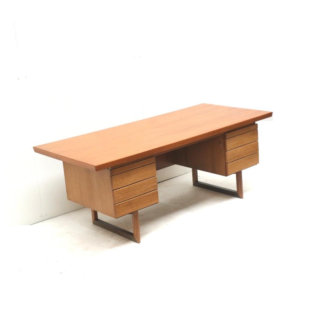 Groot vintage design directiebureau bureau jaren '60 '70, Huis en Inrichting, Verzenden, Gebruikt