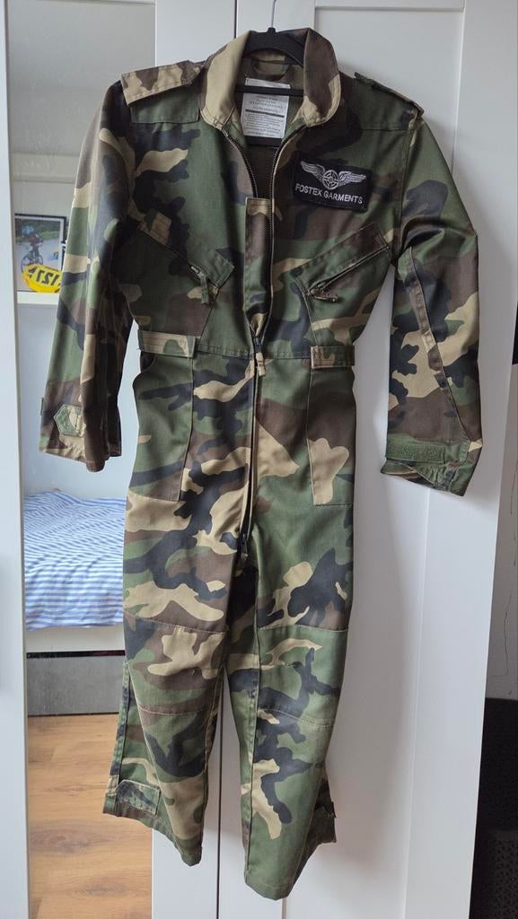 Kinder Piloten Overall Maat 142 - Carnaval, Fostex Garments, Overige maten, Ophalen of Verzenden, Zo goed als nieuw