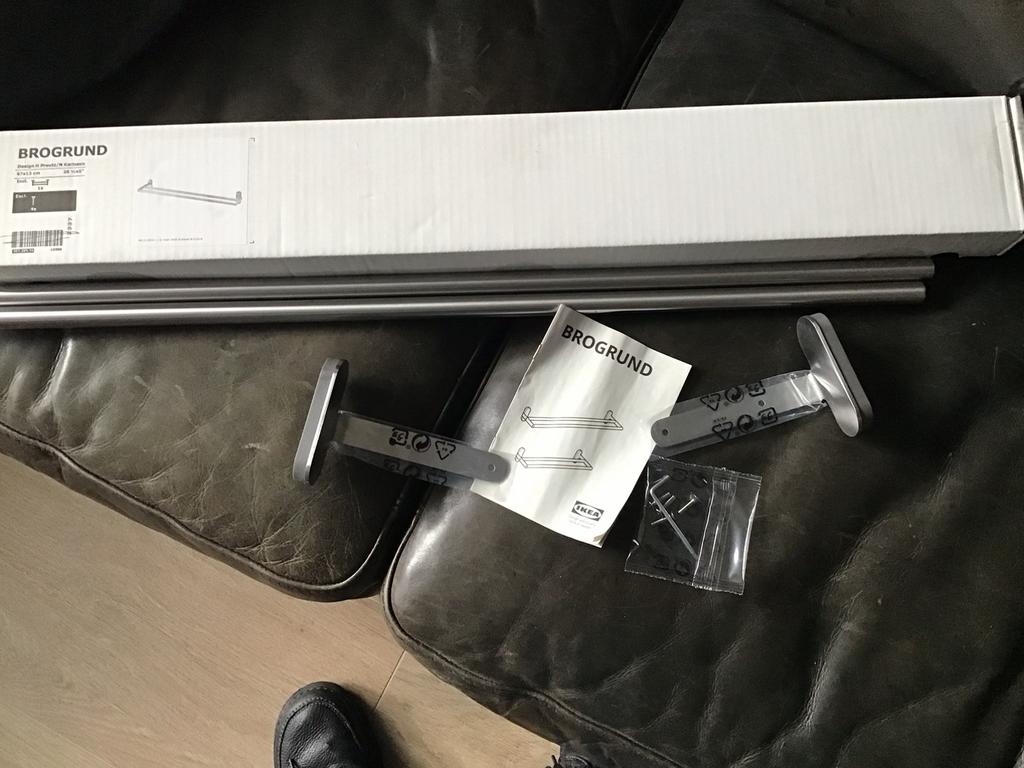 Brogrund handdoeken rek nieuw in doos van Ikea, Ophalen of Verzenden, Nieuw