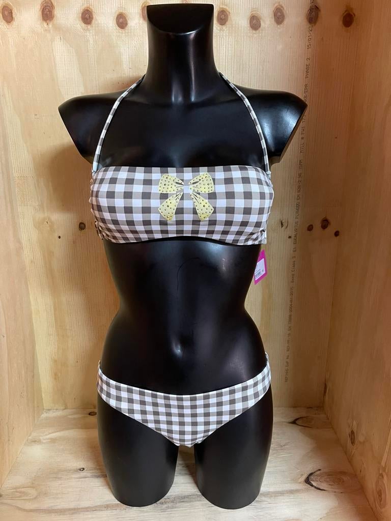 Pepita bikini maat 34 en 36 model fango limone, Verzenden, Nieuw, Bruin, Bikini
