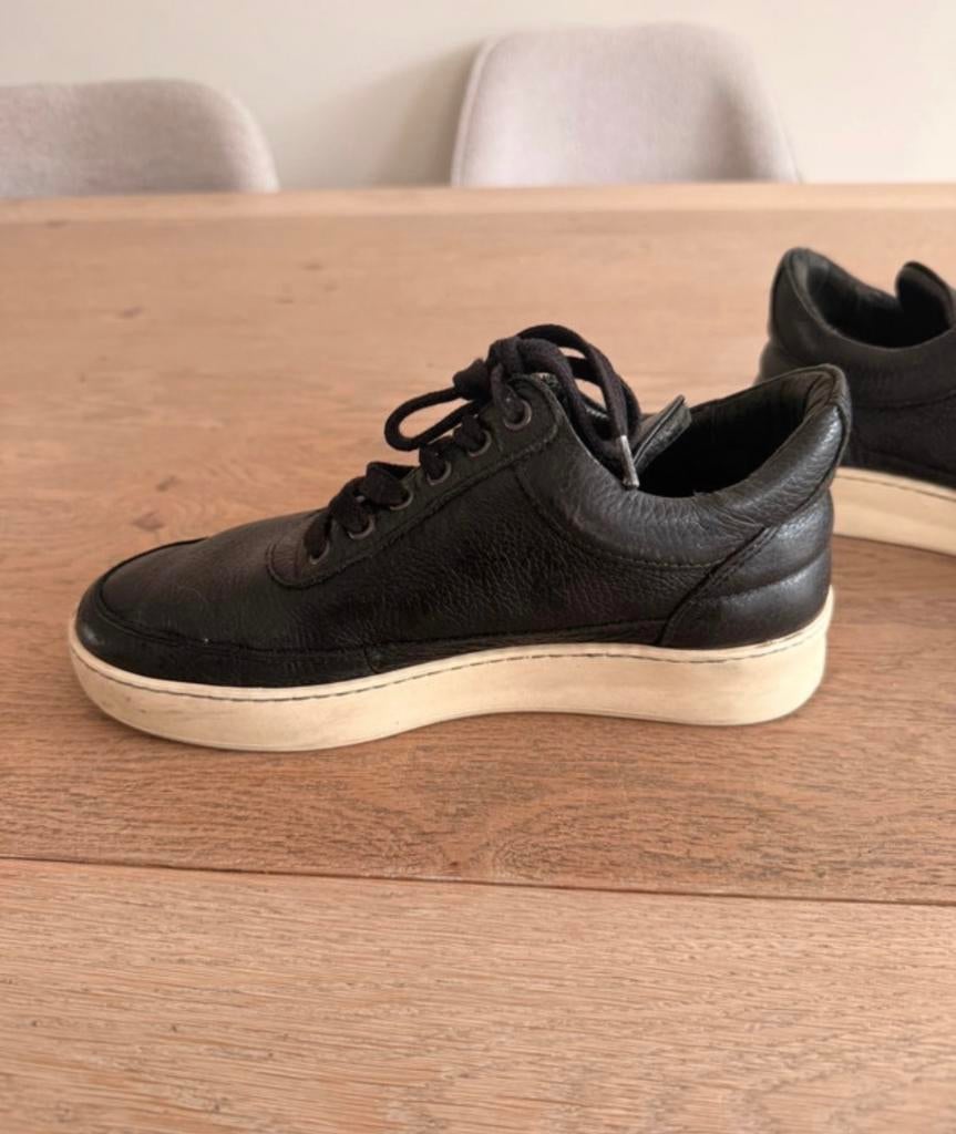 Filling Pieces Zwarte Sneakers, Zwart, Ophalen of Verzenden, Sneakers of Gympen, Zo goed als nieuw