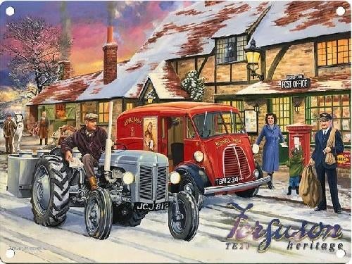 Ferguson TE20 Heritage  Metalen wandbord 30 x 40 cm, Nieuw, Ophalen of Verzenden, X, X