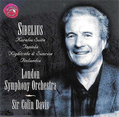 SIBELIUS Finlandia Tapiola ea LSO Davis, Verzenden, Romantiek, Zo goed als nieuw, Orkest of Ballet