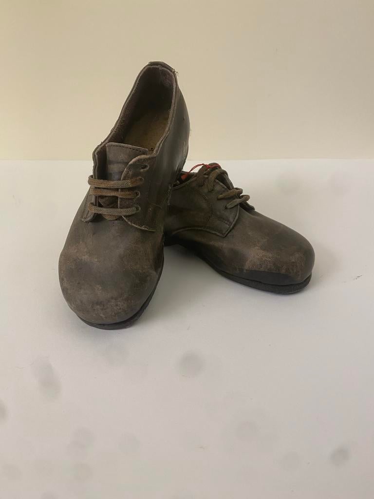 Vintage kinderschoenen jaren 30 - Decoratief, Ophalen of Verzenden