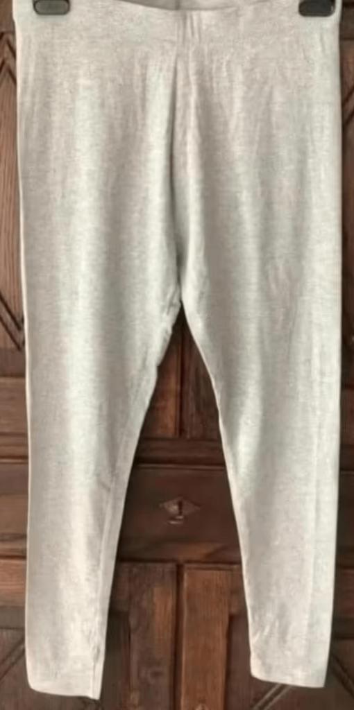 Grijze gemeleerde legging; 40 / 42; ESMARA; lengte 94 cm, Maat 38/40 (M), Ophalen of Verzenden, Zo goed als nieuw, Grijs