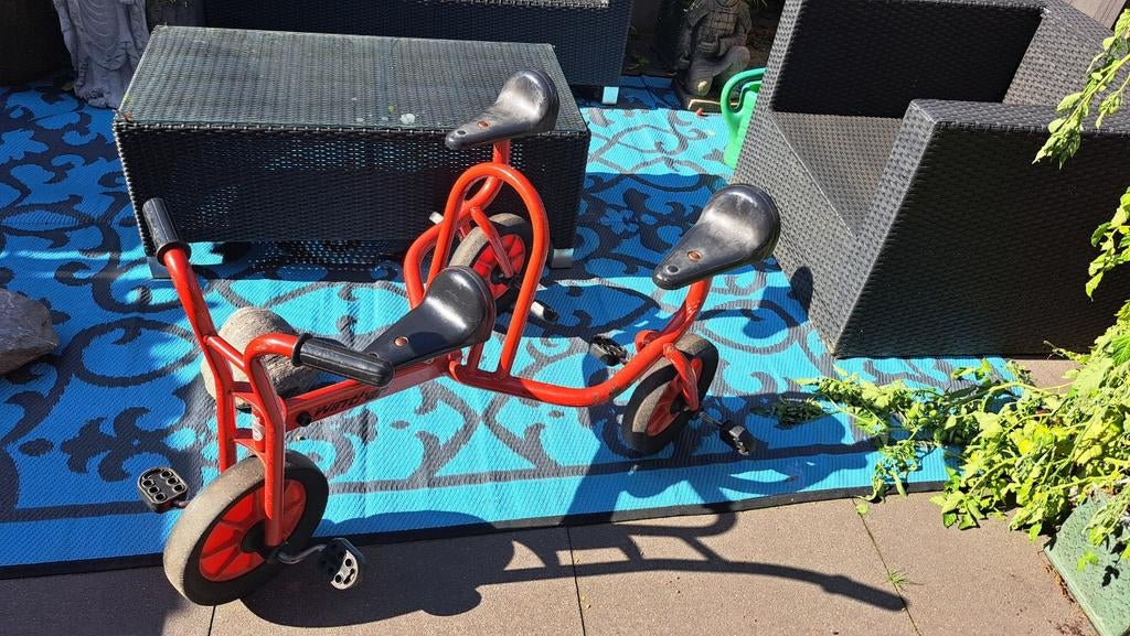 Winther Twin Taxi Driewieler - Kinderfiets, Kinderen en Baby's, Ophalen, Gebruikt, Trapvoertuig