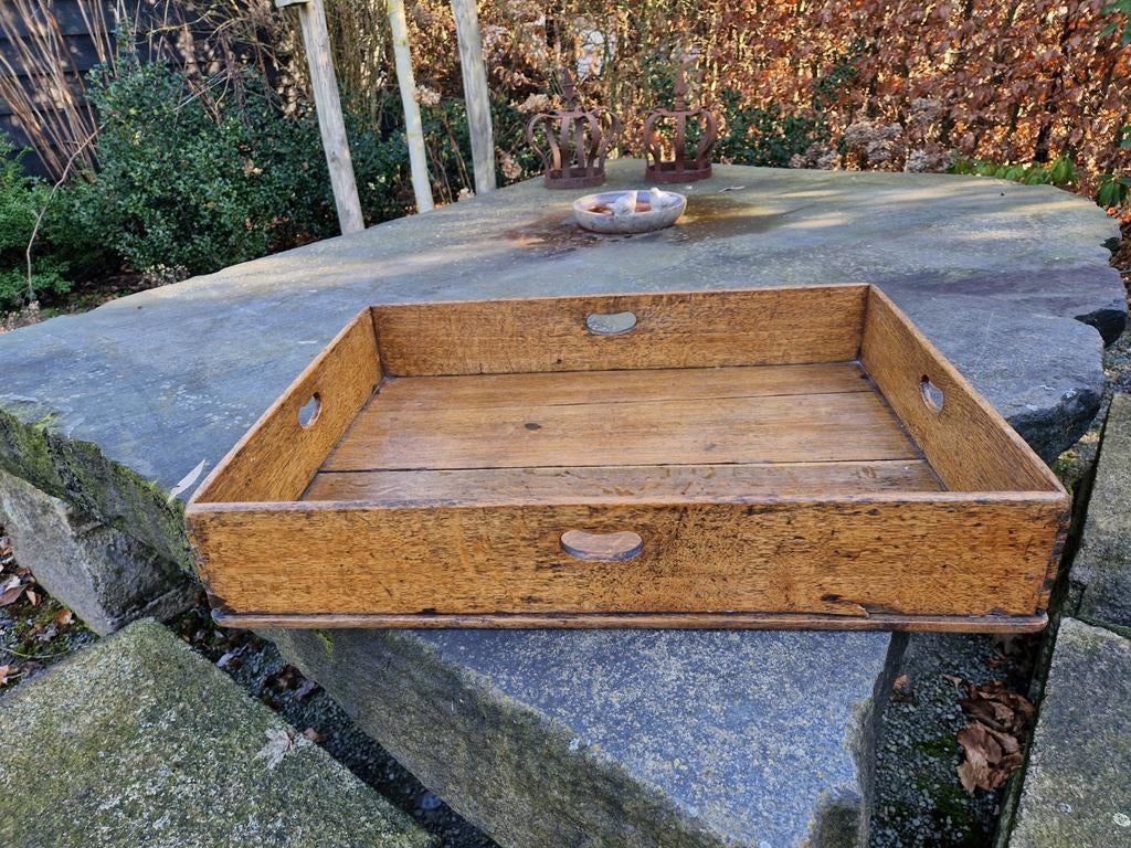 Prachtig antiek dienblad of schilbak uit Frankrijk, Ophalen of Verzenden