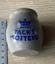 Antieke Tack’s Mosterd pot - Anno 1813, Antiek en Kunst, Ophalen of Verzenden