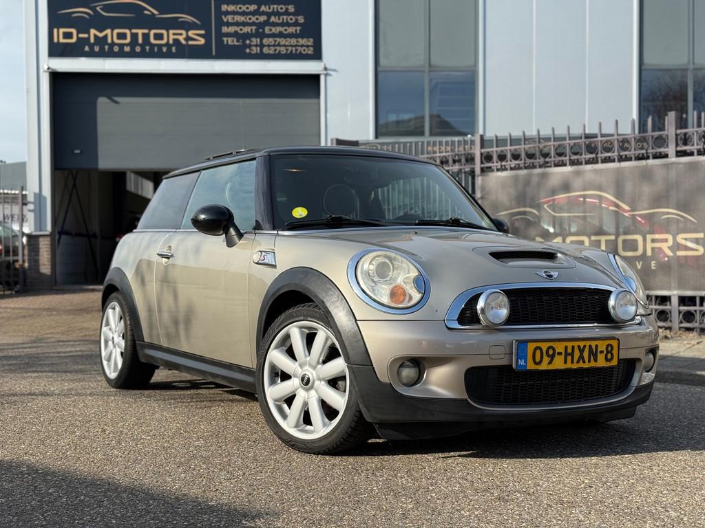 Mini Mini 1.6 Cooper S Chili Pano Navi Automaat nap apk crui, Gebruikt, 4 cilinders, 4 stoelen, Leder en Stof