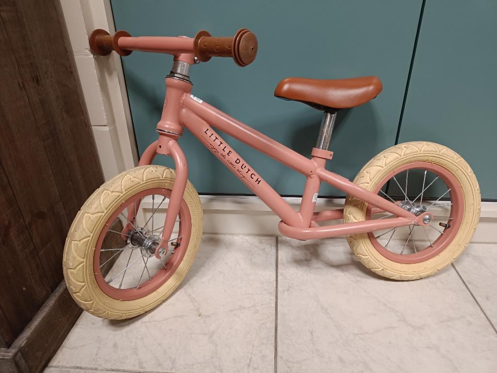 Roze loopfiets Little Dutch, Ophalen, Gebruikt, Loopfiets