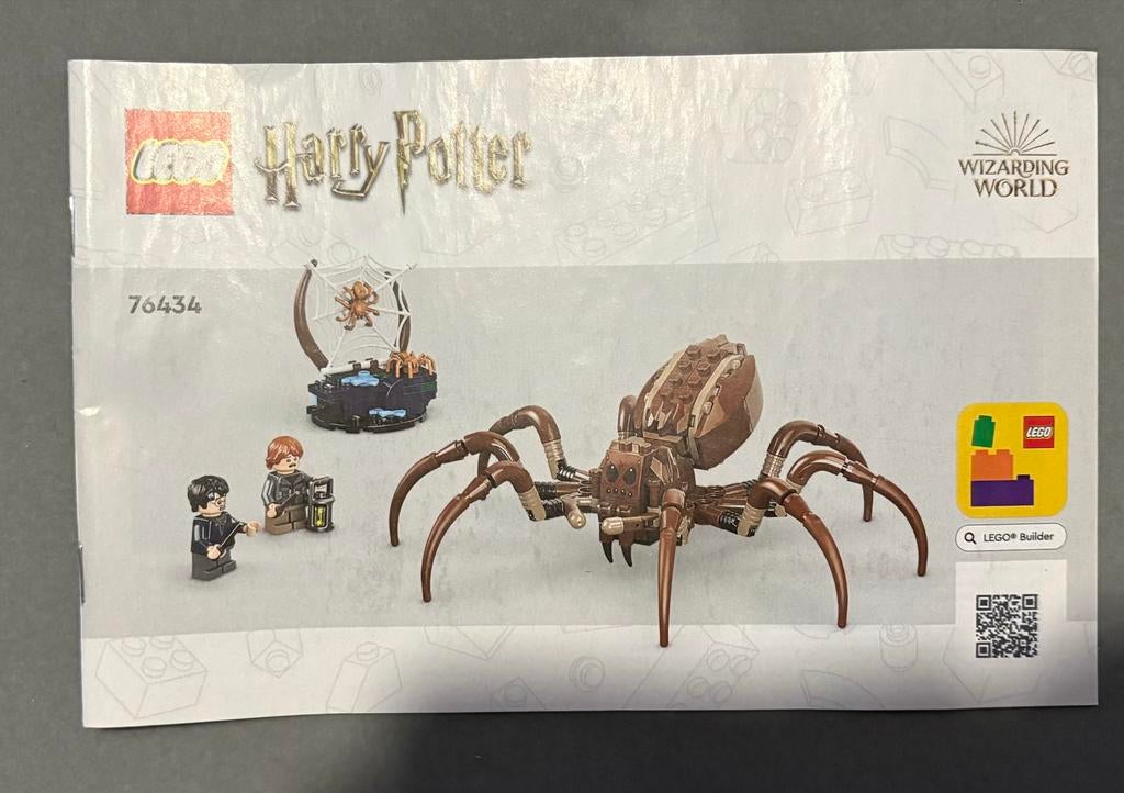 Lego Harry Potter 76434 Aragog in het Verboden Bos, Ophalen of Verzenden, Inclusief doos, Lego, Harry Potter