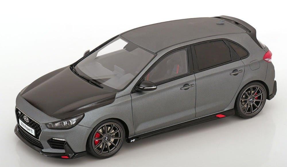 OttoMobile 1:18 Hyundai i30 N Project C 2017 matt grijs, Hobby en Vrije tijd, Modelauto's | 1:18, Ophalen of Verzenden, Nieuw