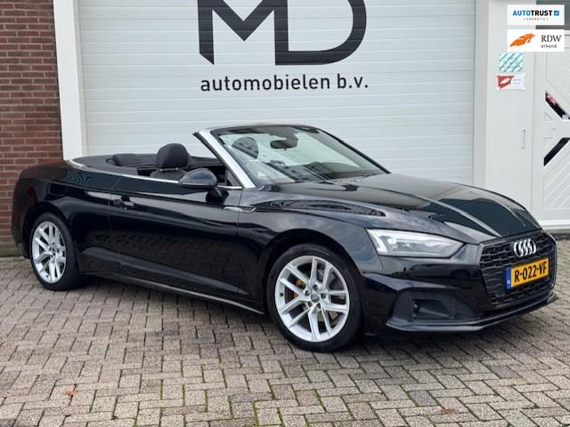 Audi A5 Cabriolet 40 TFSI Pro Line - Dealer onderhouden, Gebruikt, 4 stoelen, Zwart, Bedrijf