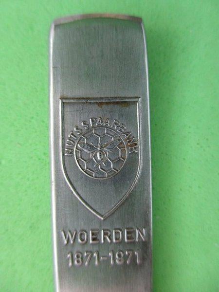 (KB5081) Kinderbestek Nutstpaarbank dwarslepel, Ophalen of Verzenden, Gebruikt