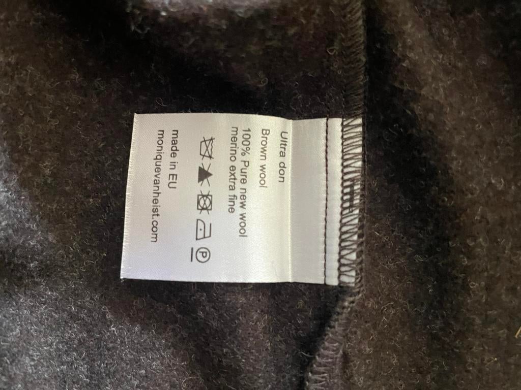 Monique van Heist, jacket ultra don brown wool M, Ophalen of Verzenden, Zo goed als nieuw, Bruin