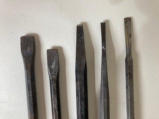 7 beeldhouw beitels, Ophalen of Verzenden, Gebruikt, Gereedschap of Toebehoren