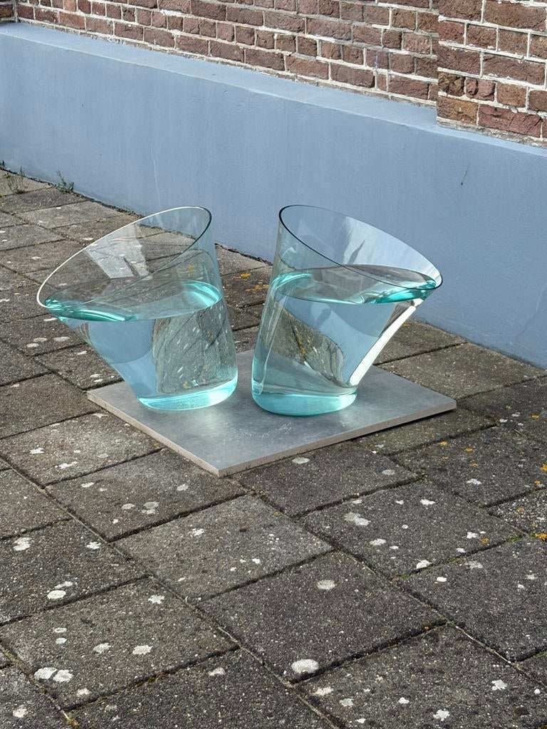 Bert Frijns, glasobject voor buiten geschikt, Antiek en Kunst, Ophalen