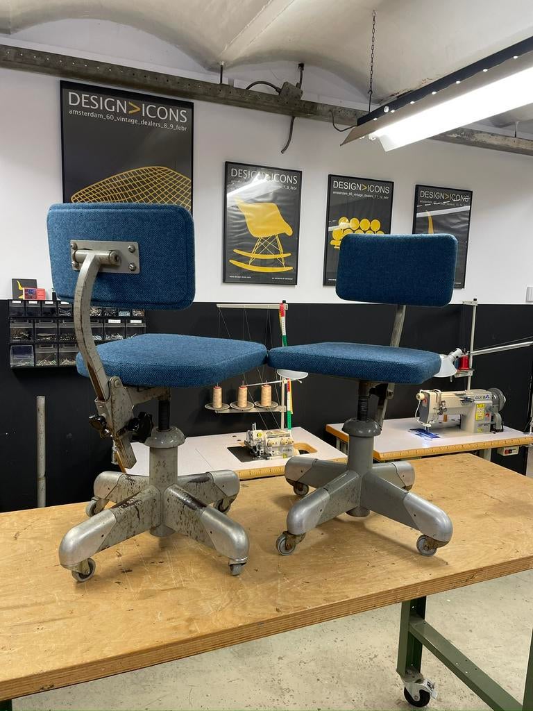 Gispen (refurbished), Ophalen, Gebruikt, Blauw, Eén