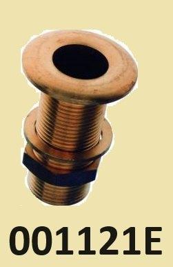 001121E 1" Huiddoorvoer messing. € 20,95, Watersport en Boten, Accessoires en Onderhoud, Ophalen of Verzenden, Nieuw, Motor en Techniek