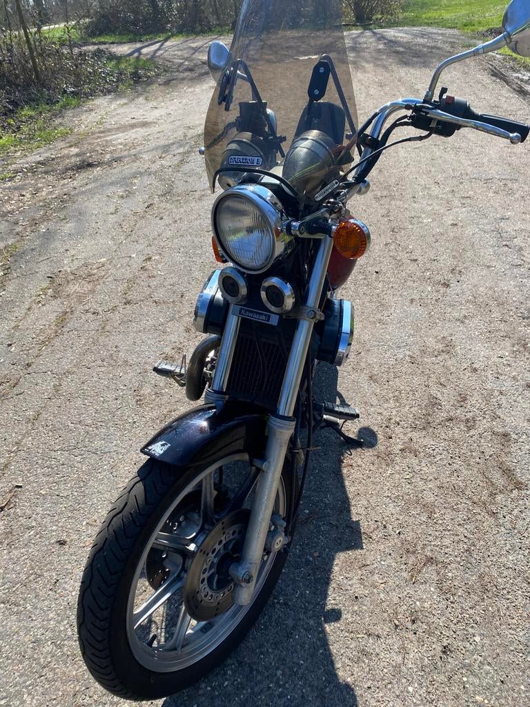 Kawasaki Vulcan 750, Motoren, 750 cc, Cardan-aandrijving, 2 cilinders, Chopper