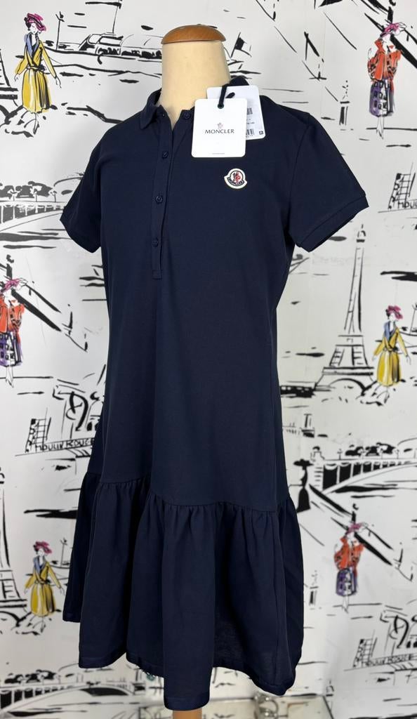 Moncler polo jurk maat 14 of dames XS/S NIEUW, Moncler EU, Nieuw, Moncler, Jurk of Rok