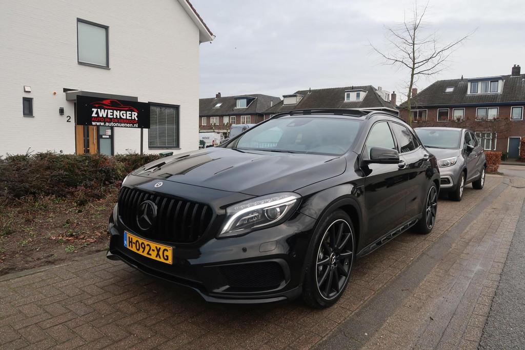 Mercedes GLA-klasse AMG 45 4MATIC 415PK PANORAMADAK|MEMORY|K, Automaat, Gebruikt, 4 cilinders, 1485 kg