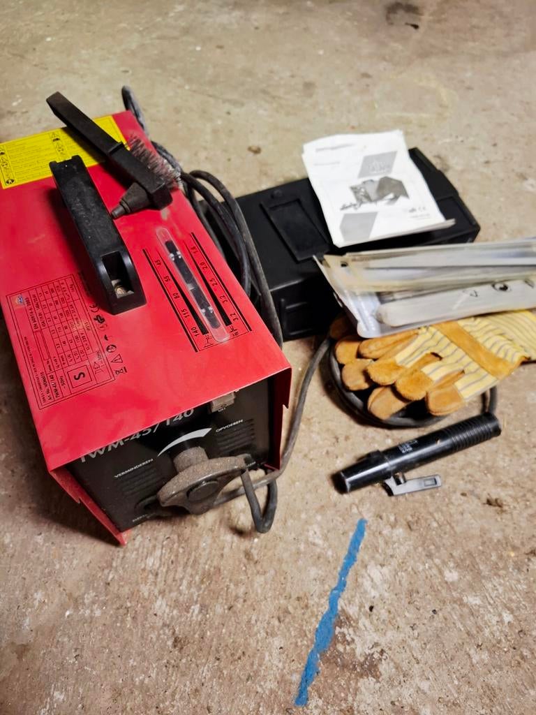 Top Craft Lasapparaat TWM-45/140 - Gebruikt, Ophalen of Verzenden, Gebruikt, Minder dan 150 ampère, Elektroden