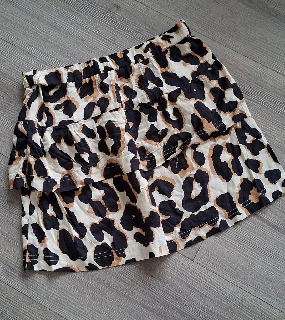 Rok panterprint  146-152, Kinderen en Baby's, Kinderkleding | Overige, Ophalen of Verzenden, Zo goed als nieuw, Meisje