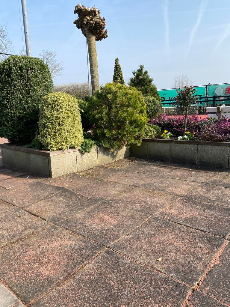 Rubbertegels, 2 formaten, gratis af te halen, Tuin en Terras, Ophalen, Gebruikt, Overige typen, Rubber