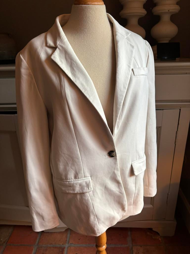Beige blazer Yaya 40, Maat 38/40 (M), Beige, Ophalen of Verzenden, Jasje
