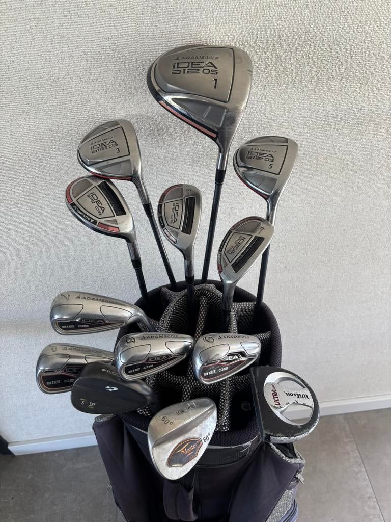Volledige AdamsGolf Idea 212 OS Golfset | Heren | Lite Flex, Set, AdamsGolf, Ophalen of Verzenden, Zo goed als nieuw