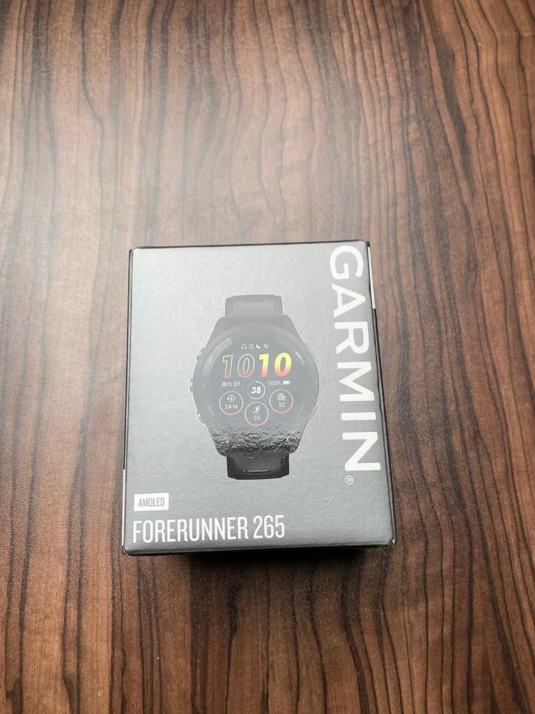 Garmin Forerunner 265 Zo goed als nieuw!, Sieraden, Tassen en Uiterlijk, Sporthorloges, Zwart, Garmin forerunner, Nieuw, Ophalen of Verzenden